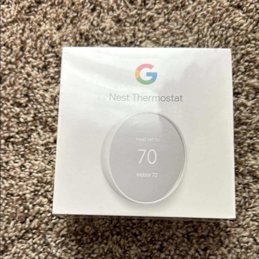 Google Nest Thermostat - Gray and White